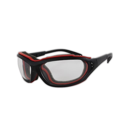Magid Onyx Y85, Safety Glasses, Anti-Fog, Clear Lens, Black Frame, 1 PR Y85BRAFC
